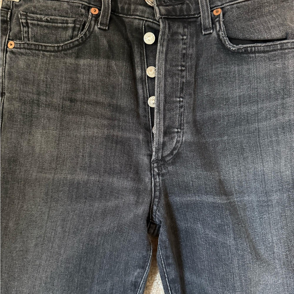 Citizens of Humanity distressed Black Denim Jeans-28